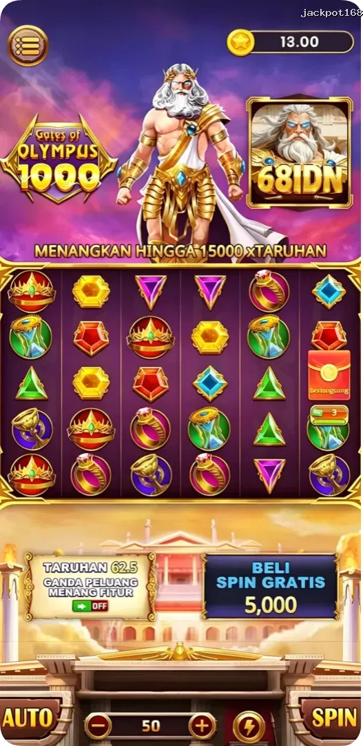 jackpot168 Tangkapan Layar - APK Resmi